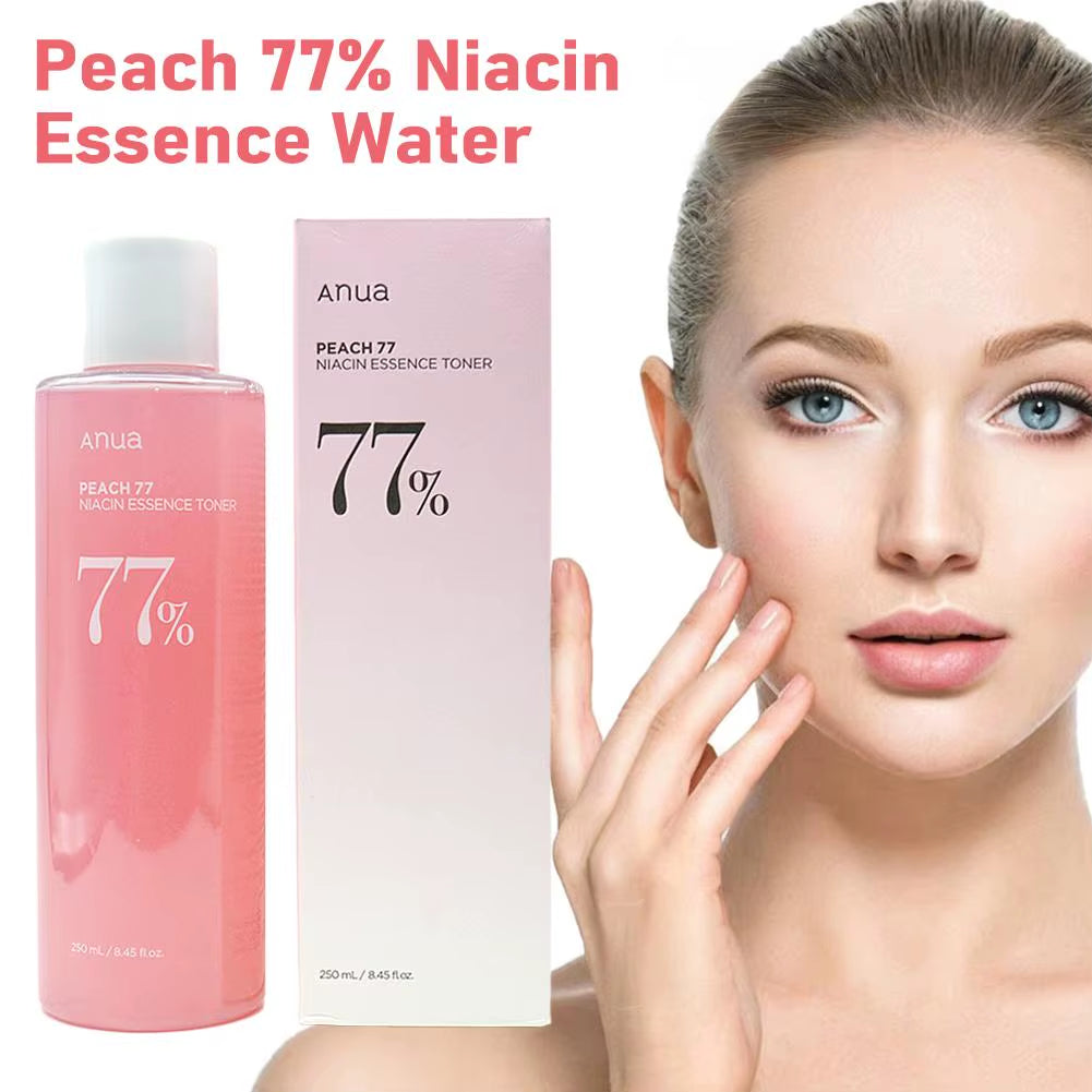 Anua Peach Niacin 77% Toner Niacinamide Essence Moisturizing, Spot Removing Nourishing Skin Daily Skincare Water 250Ml