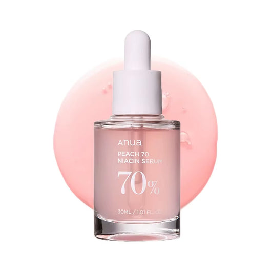 Anua Peach 70 Niacinamide Serum 30Ml, Moisturizing Facial Serum, Skin Improvement, Daily Cleansing Beauty, Korean Skincare