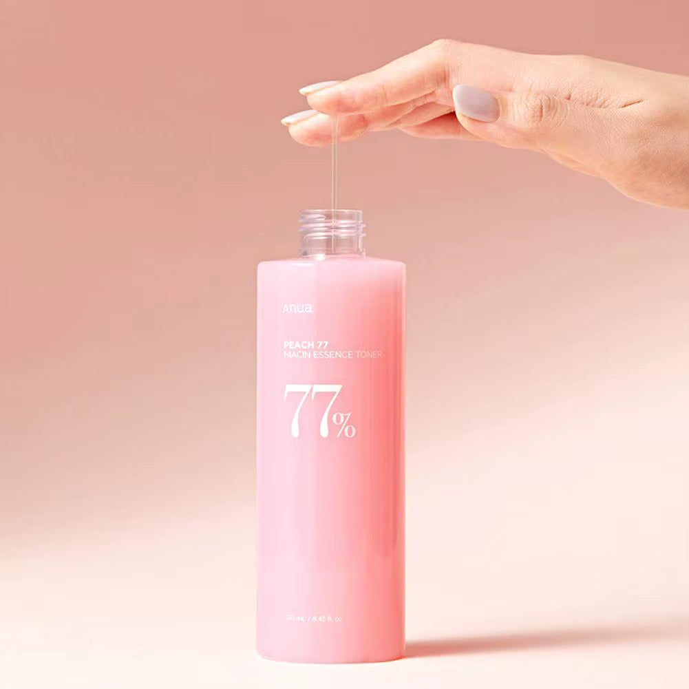 Anua Peach Niacin 77% Toner Niacinamide Essence Moisturizing, Spot Removing Nourishing Skin Daily Skincare Water 250Ml