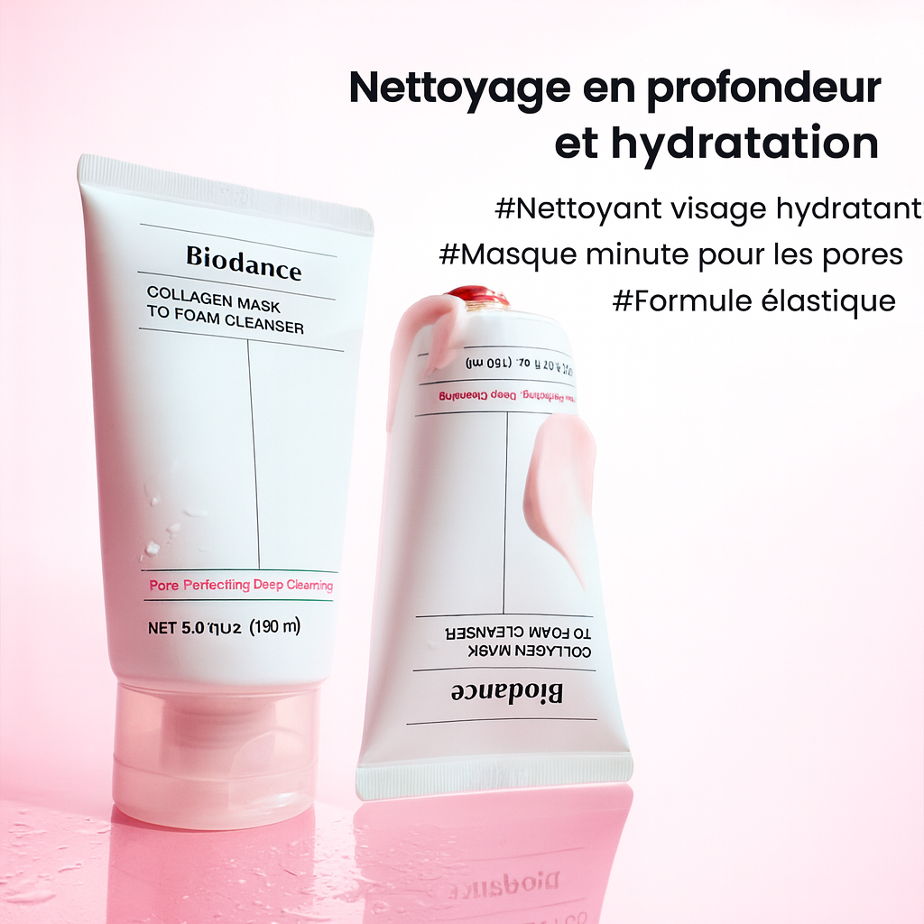 Biodance Collagen Deep Clean Foam – Hydratation & Pores Purifiés