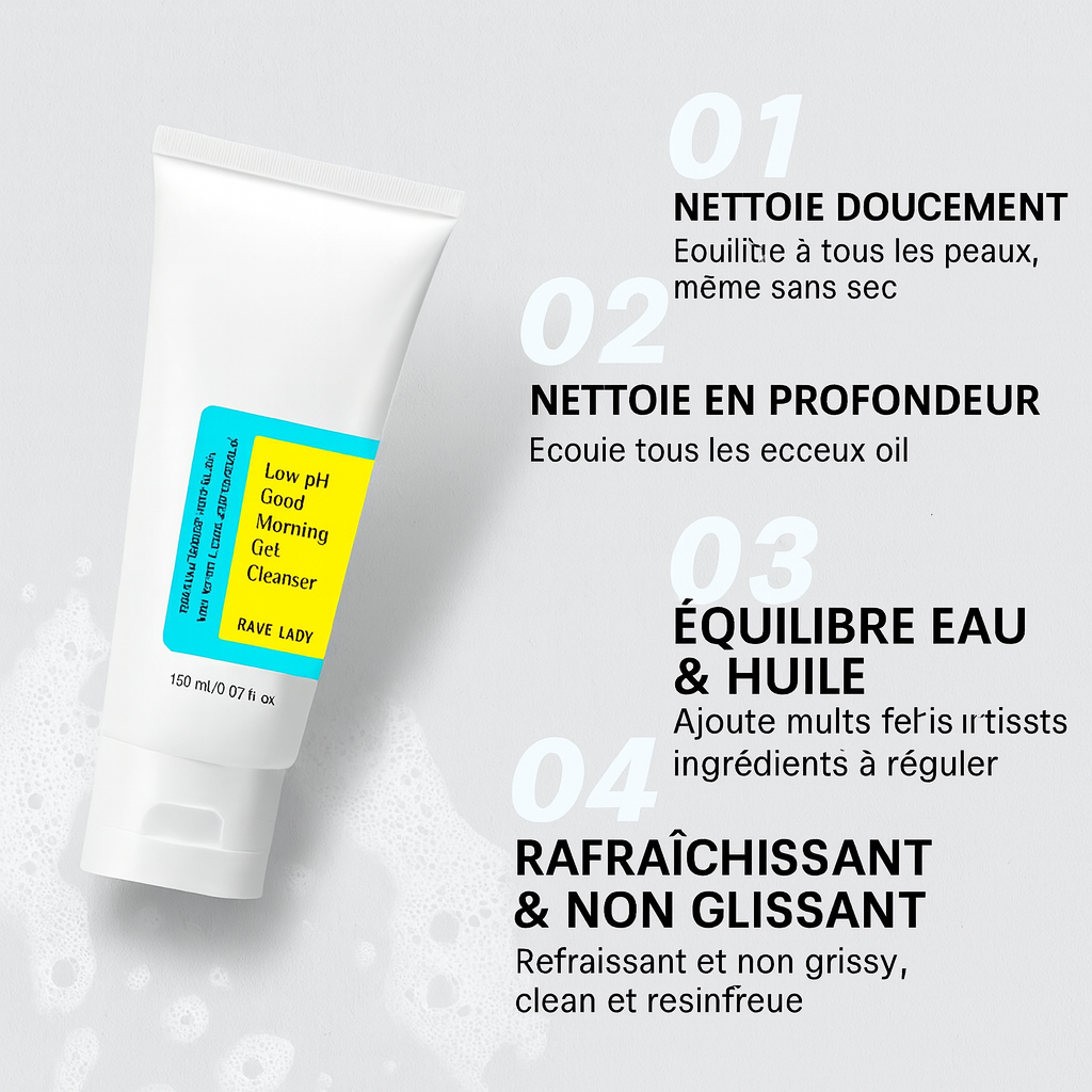 COSRX – Low pH Good Morning Gel Cleanser